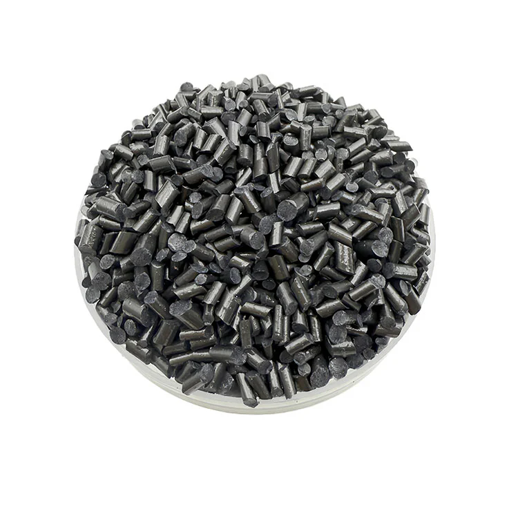 Comment les granulés de polymère PS noir recyclé sont-ils produits et utilisés ?