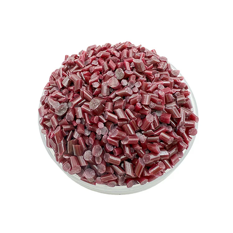 Matériau en résine PS rouge régénérée